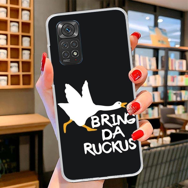 Cartoon Duck Goose Game Cover Phone Case For Xiaomi Redmi Note 15 14 13 12 11 10 Pro Plus 14S 12S 11S 11T 11E 10S Soft Fundas Sh