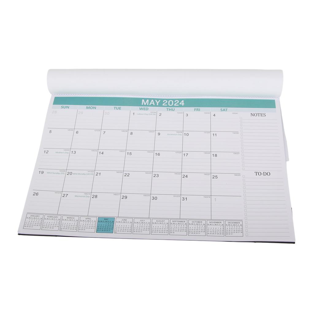 2024.01‑2025.06 Holiday Schedule Calendar 365 Countdown Creative Wall Office Desk Calendar