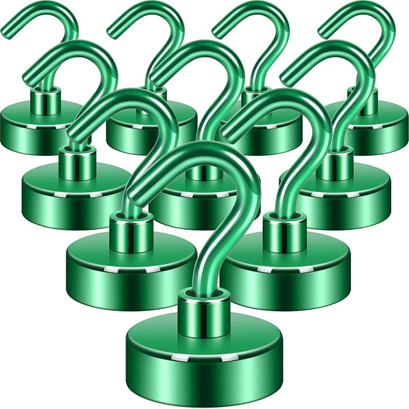 Super Mocne Magnesy Neodymowe Haczyki, Haczyki Heavy Duty, Magnesy Ziem Rzadkich Haczyki na Lodówkę, DIY, Domowa Kuchnia
