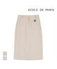 ECOLEDEPARIS Wappen Belted Woven Skirt_Rb34Wscm30A