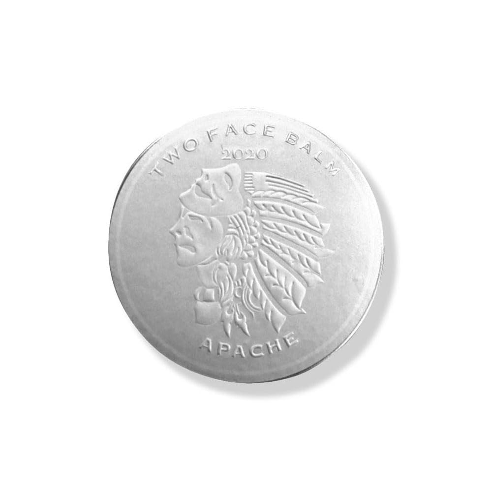 

BARBER APACHE TWO FACE BALM 50g, Apache Face Balm, Hair Balm, Skincare, Styling, Shaving, Skin Oil, Gift, Men s Cosmetics (SILVER (OFF))