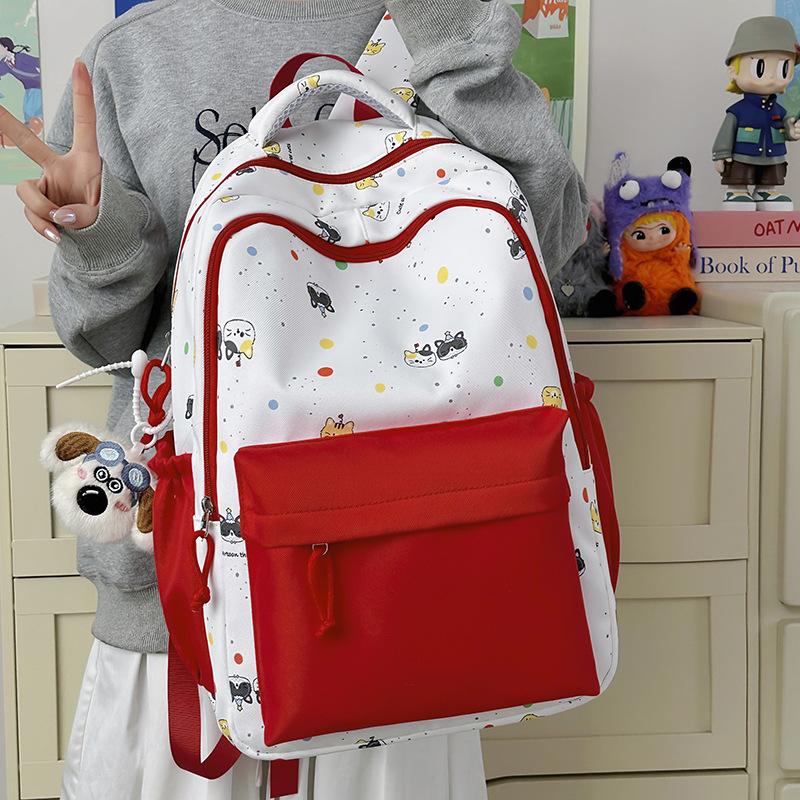 Schoolbag Japanese cute college style schoolbag for junior high school students new cartoon large-capacity class backpack versatile backpack