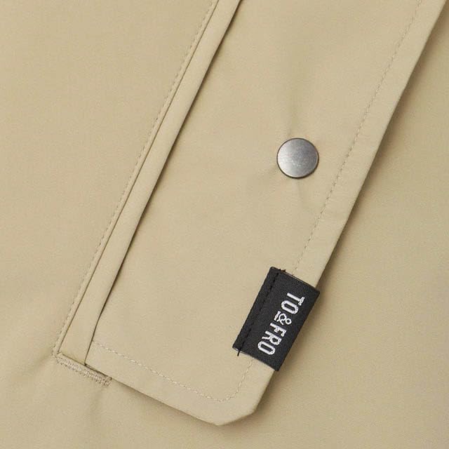 Two and Flow Waterproof Mods Large Coat, Beige,