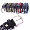 Braided Elastic Pin Buckle Belt Decorative Belt Hipster Canvas Webbing Belt Origin
