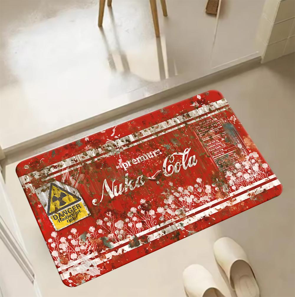 Fallouts 3 4 Game Poster Doormat Bedroom Decorative rug for Living Room Kitchen Floor Mat Bathroom Anti-slip Mat