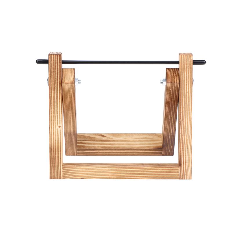 Holz-Garnrollenhalter Schreibtisch-Garnständer Bandlager Bandlagerregal Wollknäuel Handstrickwerkzeug Massivholz-Spulenhalter
