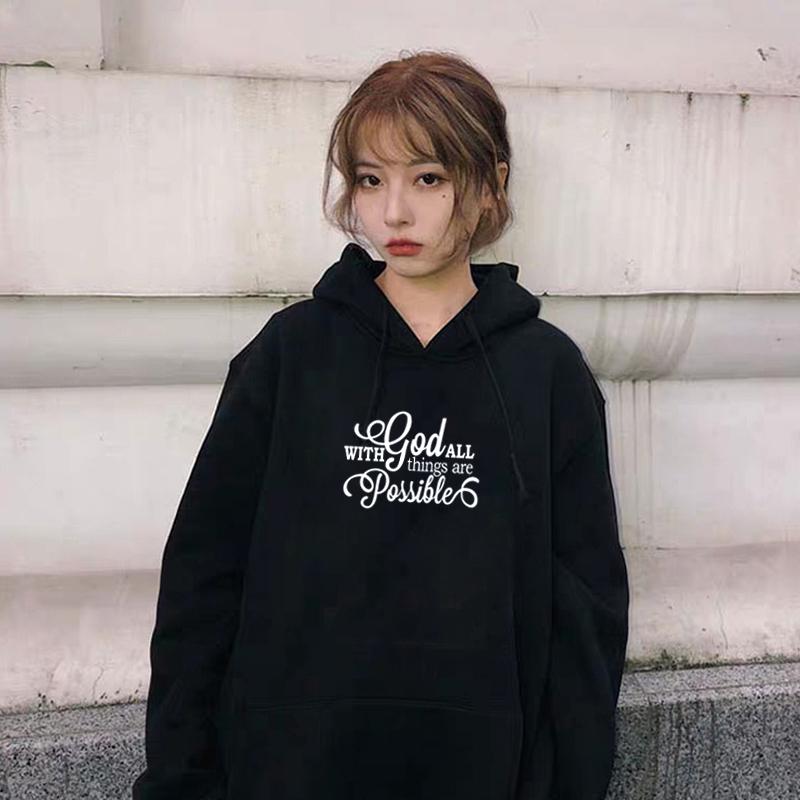 Autumn Winter Letter Print Women Men Hoodies Streetwear Sweatshirt Pullovers Clothes Black Pink Autumn Winter Letter Print Women Men Hoodies Streetwear Sweatshirt Pullovers Clothes Black Pink