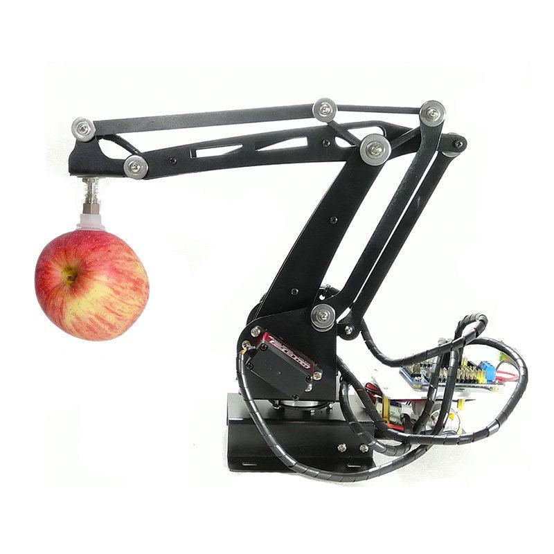 

3-DOF Robotic Arm with Digital Servo - Compatible with Arduino, Imitates ABB Industrial Machines, Ideal for Educational Use. No Air Pump Kit - No Control