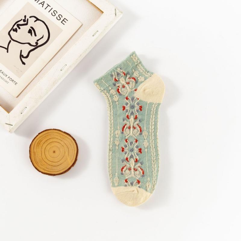 

10 пар носков в стиле ретро, женские короткие носки, женские короткие гольфы для весны и лета, носки-лодочки, хлопковые носки для весны и лета 10 pairs бежевый