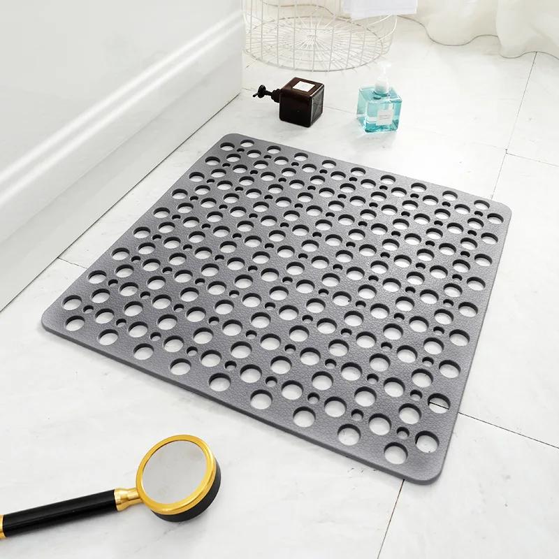 Shower Bath Mat Environmental Protection Tasteless TPE Toilet Household Bathtub Bathroom Hollow Hydrophobic Thicken AntiSlip Pad