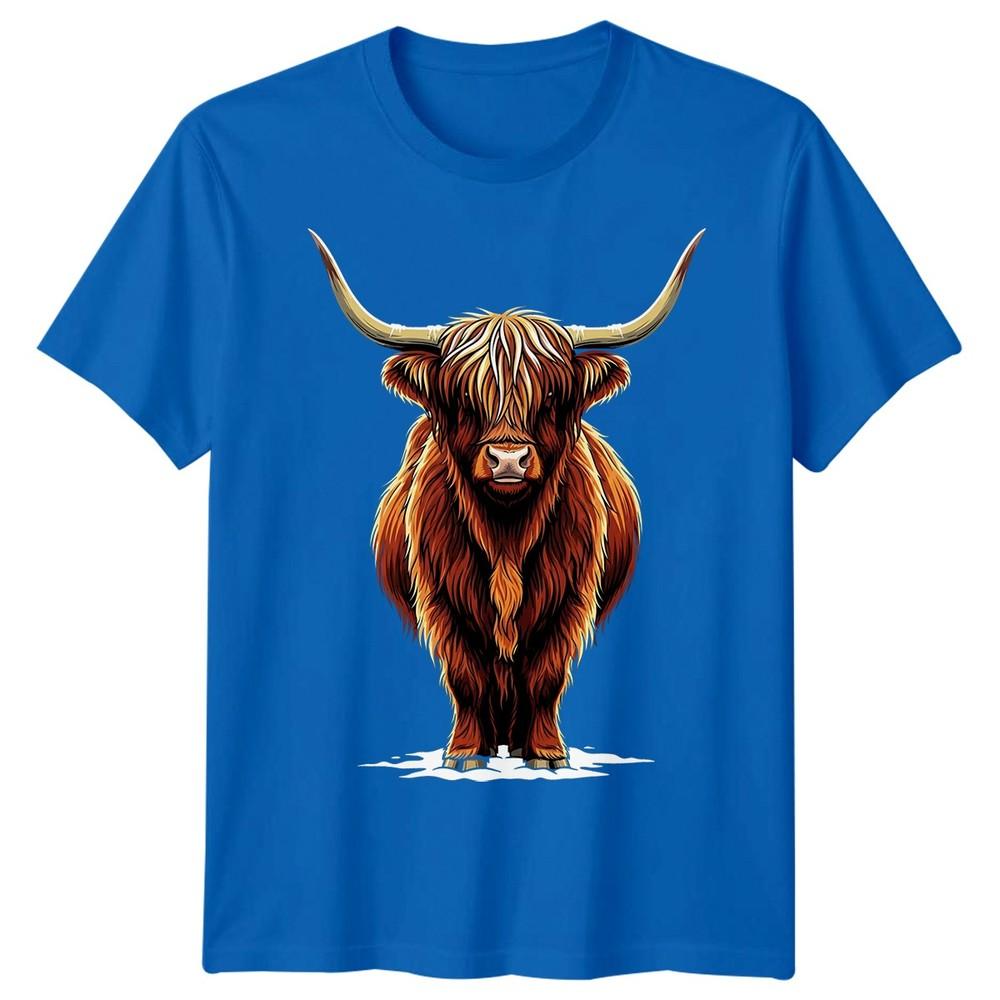 Highland Cow Animals Unisexs Tshirt Unisexs Tee Graphic Unisex Tee