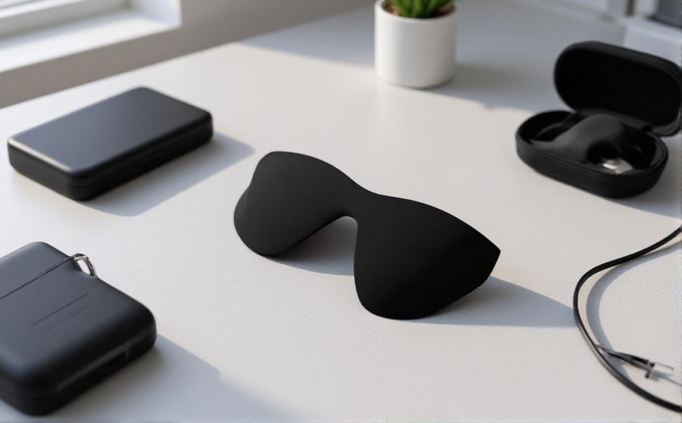 AR Glasses Full Light Blocker Fit for Rayneo   3S   2S 3 3S 3S Pro 2 2S Glasses   Soft Silicone Glasses Lens Shade