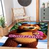 Masha Bear Personalized Name Floor Mat Design for Dining Room Living Rooms Decorate room Study room Anti-slip Rug Office home decor