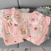 Cute Cartoon Puppy Cloud Cotton High Value Lace Doll Collar Pajamas Women'S Summer Three-Piece Set