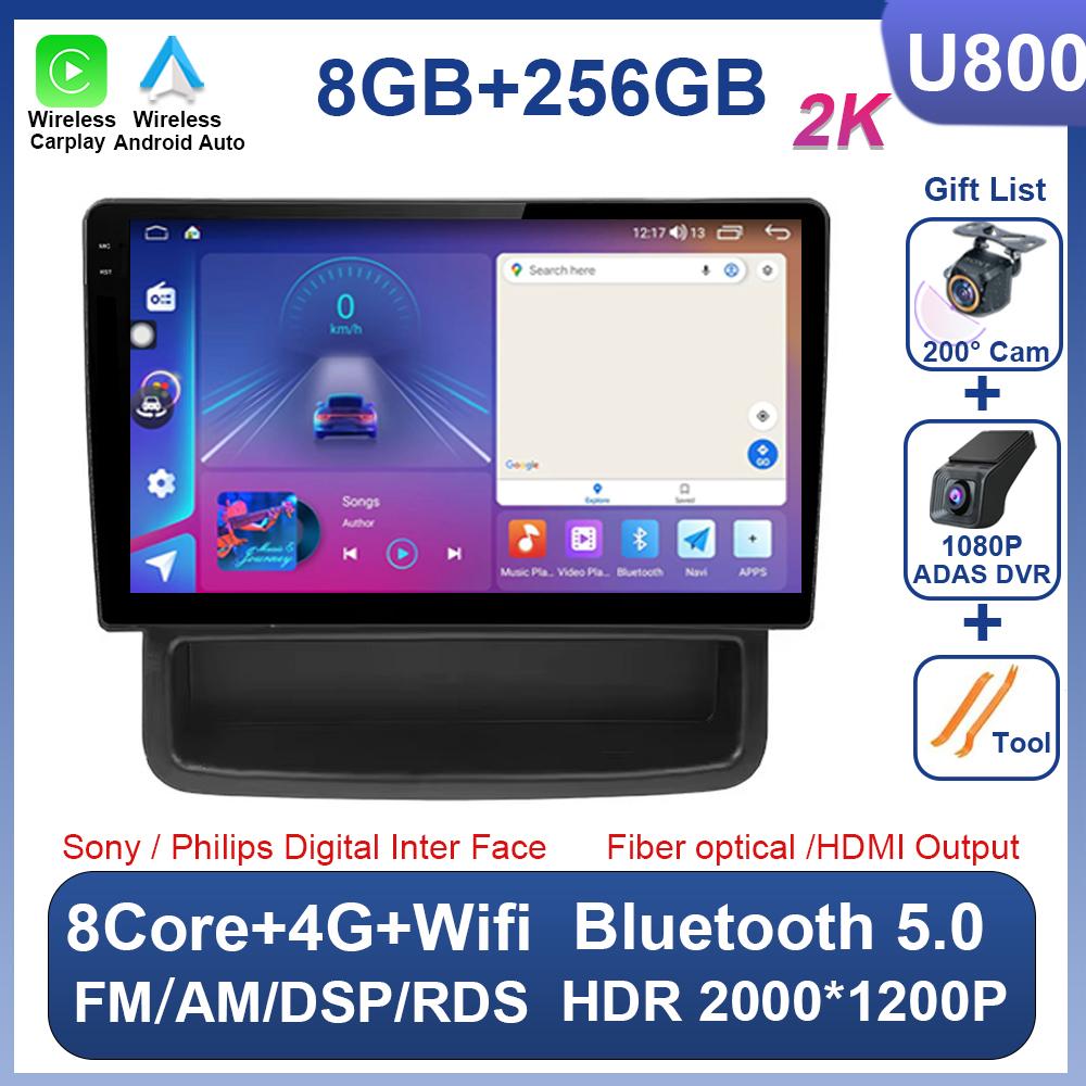 Car Radio For Renault Trafic 2 For Opel Vivaro A For Nissan primastar 2006 - 2014 Android 14 Wireless Carplay Qualcomm 5G Wifi