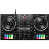 HERCULES DJCONTROL INPULSE 500 - DJ Controller - Integrated Audio Interface and Hardware Mixer - 16 Backlit Pads (RGB) - Black