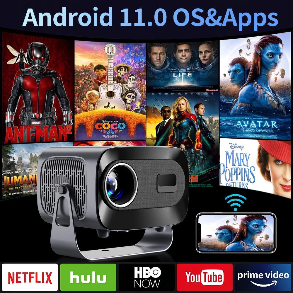 Bluetooth Home HD Mini Projector A10PLU, 720P Portable