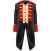 Kids Revolutionary War Costume Colonial British Red Coat Tailcoat Design Historical Military Cosplay Outfit