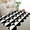 Jednoduchý šachovnicový obývací pokojový koberec Odolný proti špíně Dekorace ložnice Podložka na podlahu Pratelný Koberečky pod pohovku a konferenční stolek Kuchyňské rohožky