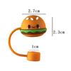 1Pc Silikon Abdichtung Stroh Stecker Wiederverwendbare Trinken Staub Kappe Cartoon Stecker Tipps Abdeckung Anzug Küche Tasse Diy Zubehör