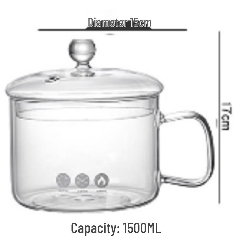 High Borosilicate Glass Pot