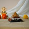 Astrotalk Lakshmi Yantra Pyramid | Pyrite Stone Infused Vastu Pyramid for Wealth & Prosperity | Vastu Items for Home & Office