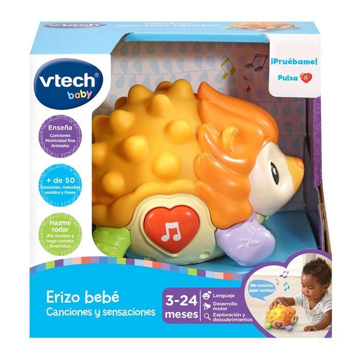 Jouet pour bébé - vtech - hérisson boule - chansons et sensations - 3 mois et plus - éducatif