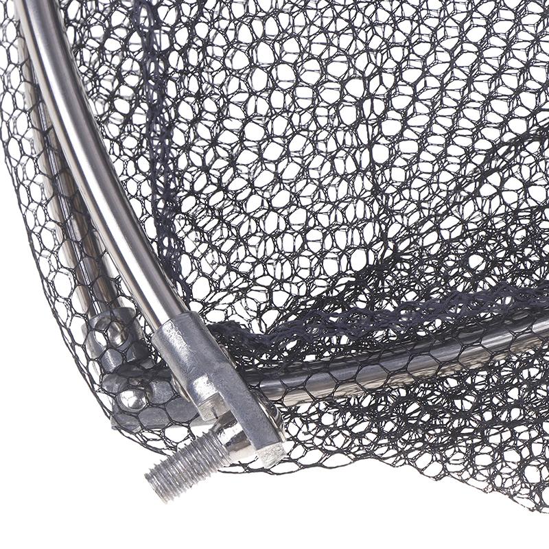 Nylon Fishing Nets Head Fishing Tackle Collapsible Detachable Handle Rhombus Mesh Hole Depth Folding Dip Net Durable Dip Net