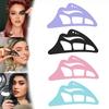 Silicone Eyeshadow Template Eye Makeup Aid Tool for Beginners and Professionals Black Purple Blue Pink