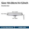 304 Stainless Steel Floor Drain Linear Shower Drain 30Cm 60Cm Invisible Option Bathroom