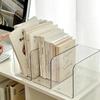 Portable Acrylic Book Stand Transparent Free Combination Bookshelf U-shaped Book Folder Desk Storage Rack Home Office Rack
