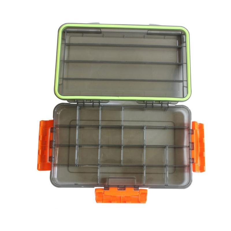 Fishing Box Waterproof Plastic Fishing Lures Box Lures Hook Minnows Baits Storage Case Multifunctional Fishing Tool