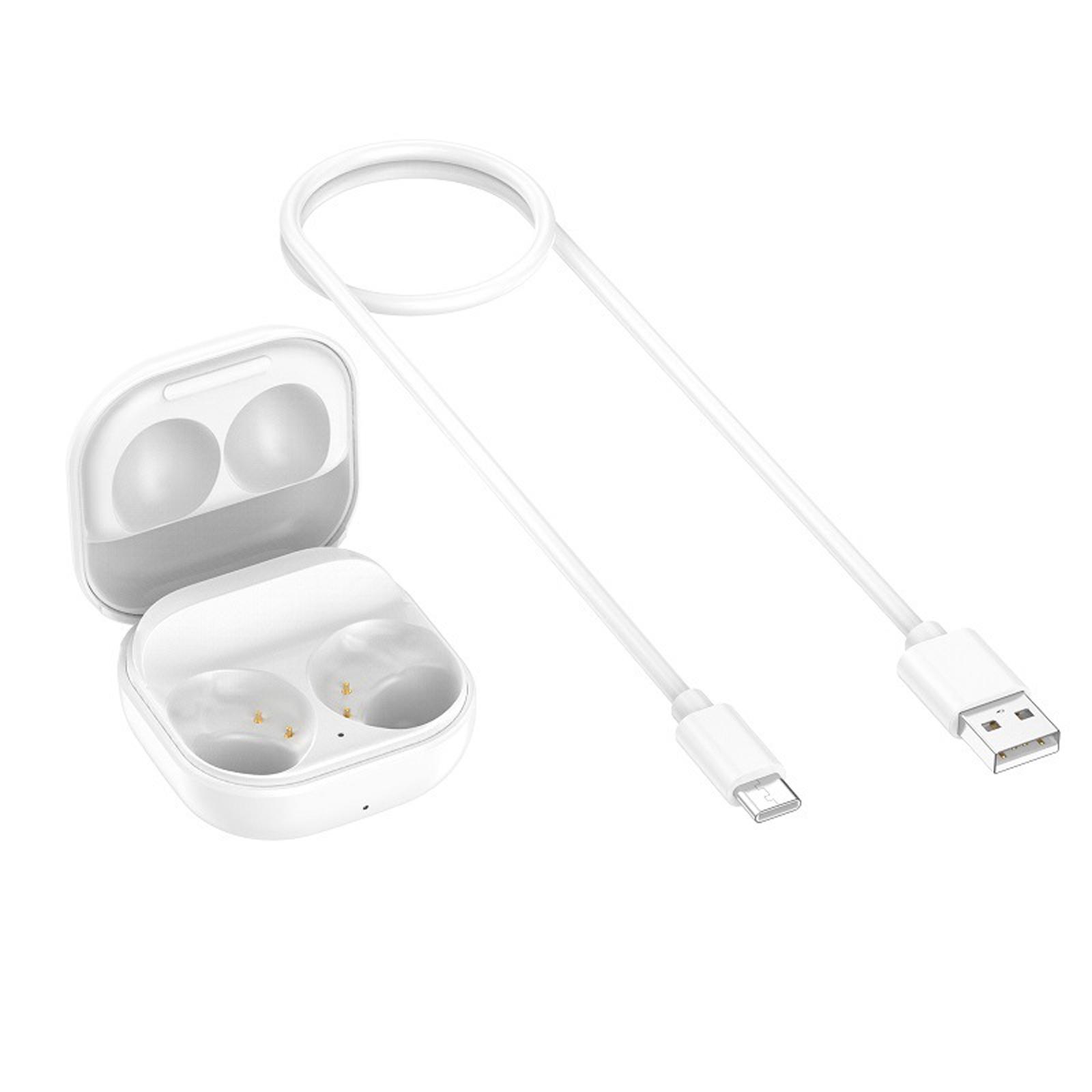 

Сменный зарядный отсек, совместимый с Samsung Galaxy Buds2 Sm-r177, зарядное устройство для наушников, дорожный зарядный чехол White #1