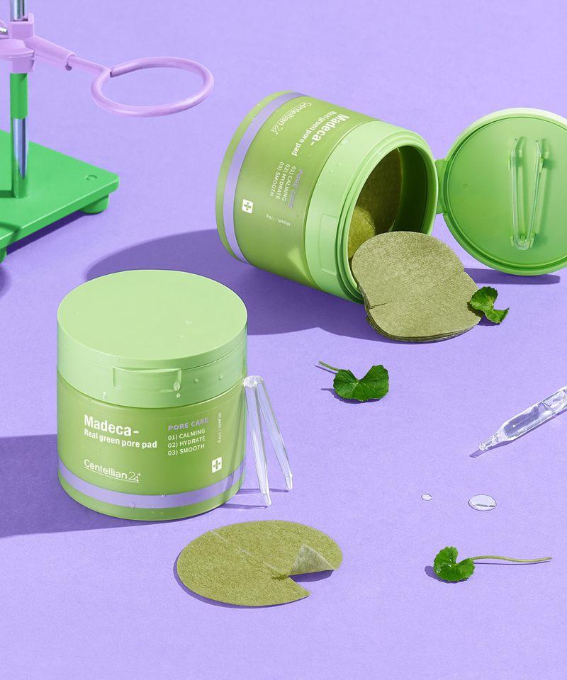 [Smooth Pore Pad] Madeca Real Green Pore Pad 60 Sheets