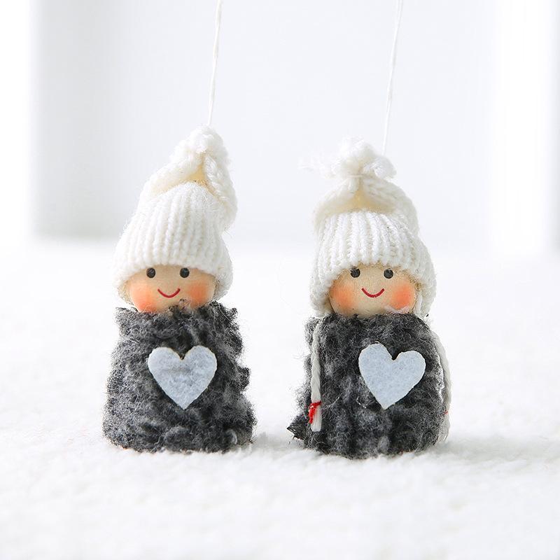 

Christmas decorations, Christmas tree pendants, tabletop ornaments, couple felt accessories, miniature scene shooting props