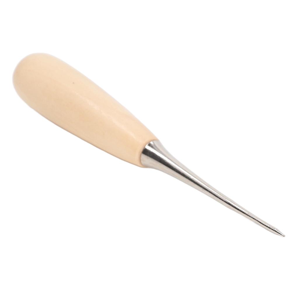 Leather Sewing Tools Kits DIY Stainless Steel Portable Leather Stitching Kit with Waxed Thread for Fabric Tarpaulin