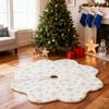 Julgransmattor - Pärlbroderad gyllene snöflinga julgransmatta julscensdekor julgransmatta (60/78/90/122/150cm)