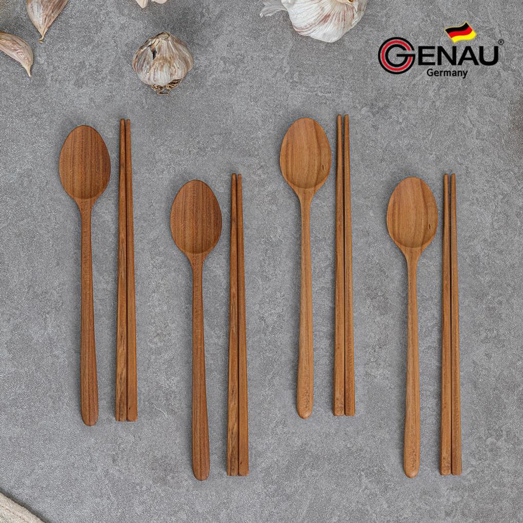 

[HOT DEAL] [GENAU] Jenau Teak Wood Spoon Set (4 Sets)
