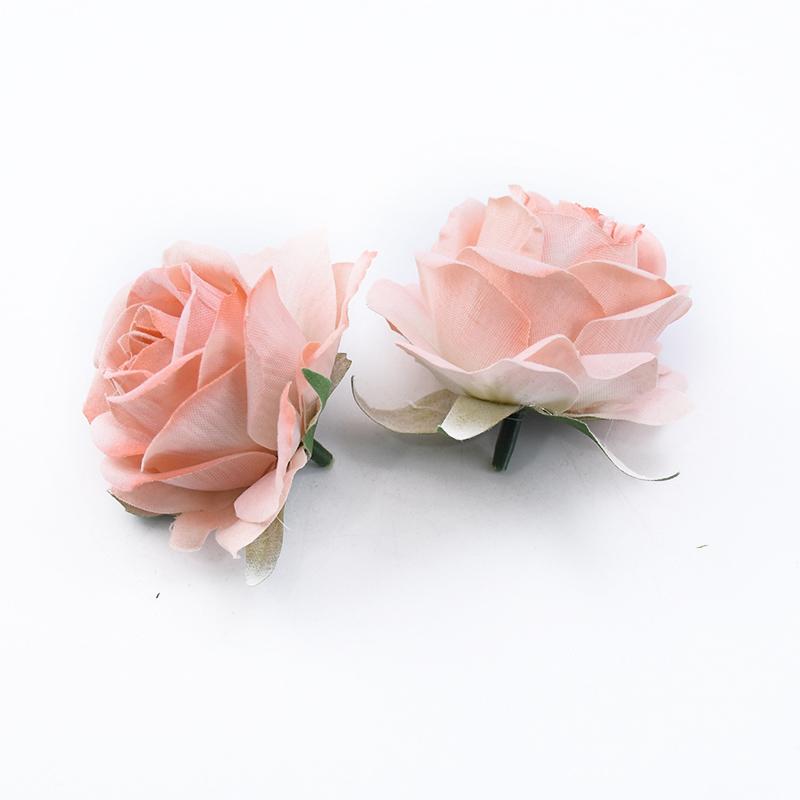 10/30pcs Artificial Flowers Home Room Table Wedding Bride Wrist Silk Roses Head Material Diy Gift Box Festival Decorative Wreath