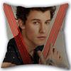 New Arrival Shawn Mendes Pillowcase Cotton Linen Fabric Square Zipper Pillowcase 45X45Cm Wedding Decorative Pillow Cover