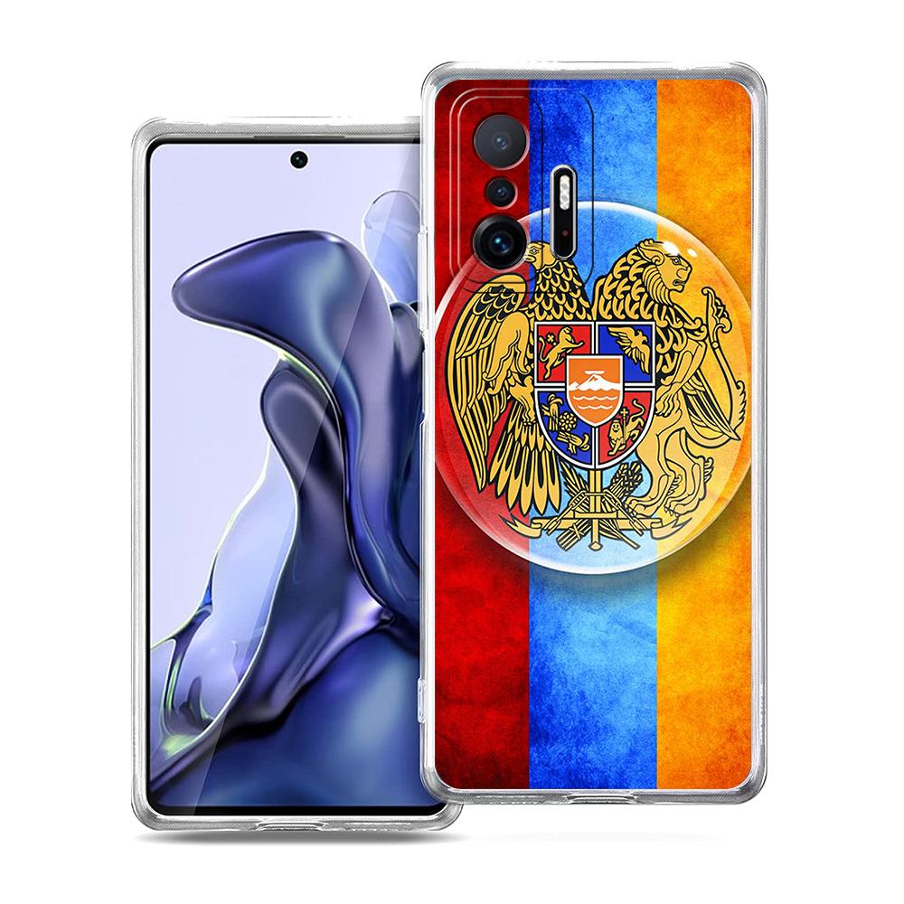 Armenia Armenian Flag Phone Case For Xiaomi 14 13 12 Lite Mi 11 11X 13T 12T 11T For Poco X5 X4 X3 NFC F5 F4 M4 Pro 5G Cover