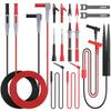 2000 Counts Digital Multimeter and 11PCS Silicone Multimeter Test Leads Kit