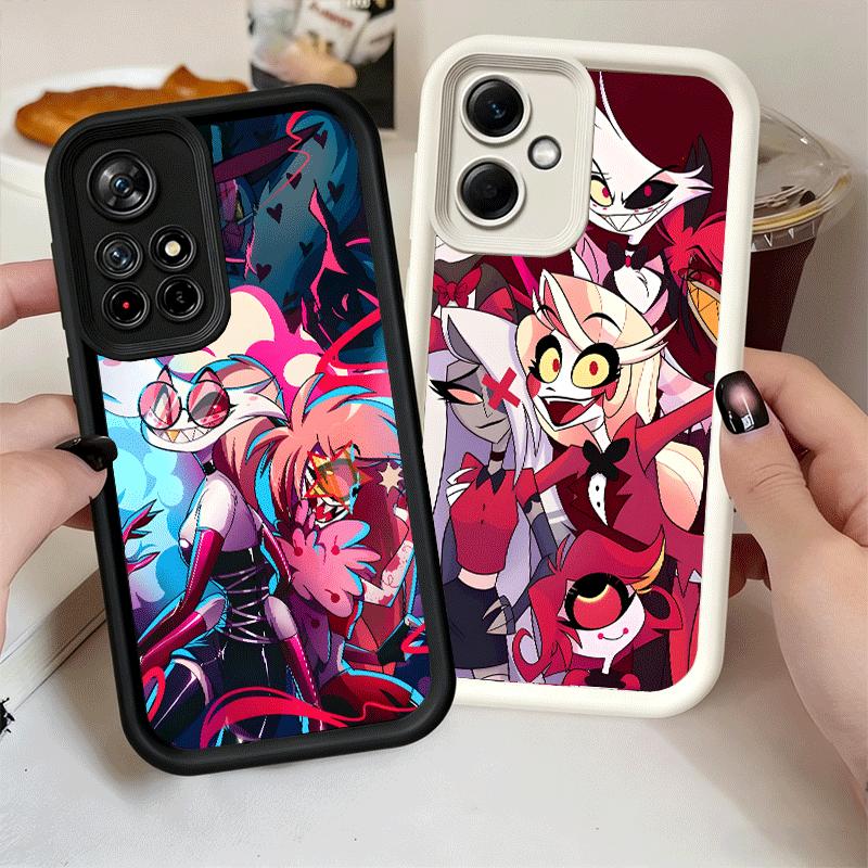 Hazbin Hotel Anime Soft Phone Case for Xiaomi Poco X7 X6 X5 Pro X4 Gt X3 F7 Ultra M8 M7 Redmi 15C 15 14C 13 13C 12 12C 10 10C