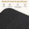 Coffee Machine Silicone Mat Non-Slip Protector Heat Resistant Reduces Noise & Scratches Coffee Appliance Protective Cover for Home Baristas