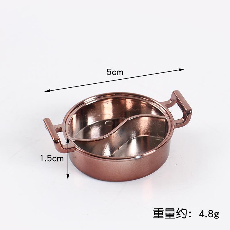 Mini Miniature Simulation Plate Small Bowl Tableware Diy Food Play Accessories Mini Container Play House Kitchen Toys
