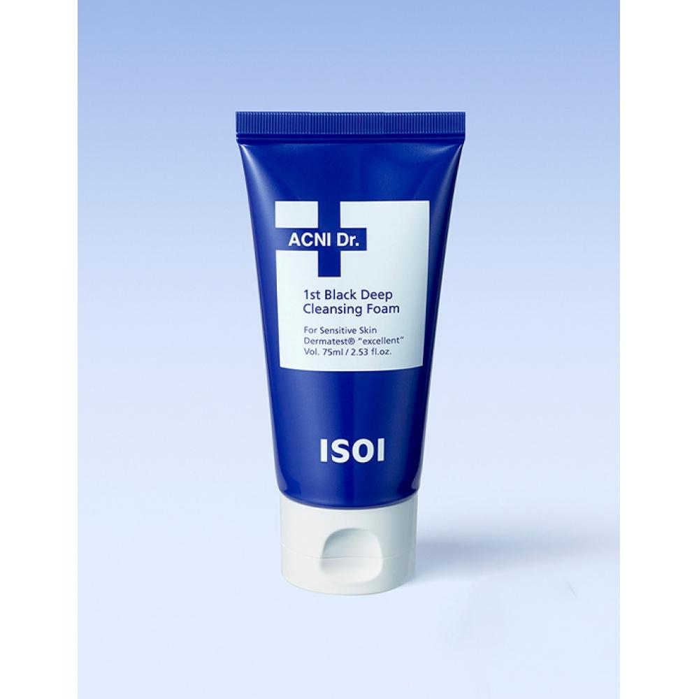 Isoi Acni Doctor First Black Deep Cleansing Foam 75ml