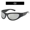 Jenine sunglasses female YK retro babes future technology sense outdoor riding advanced sense sunglasses