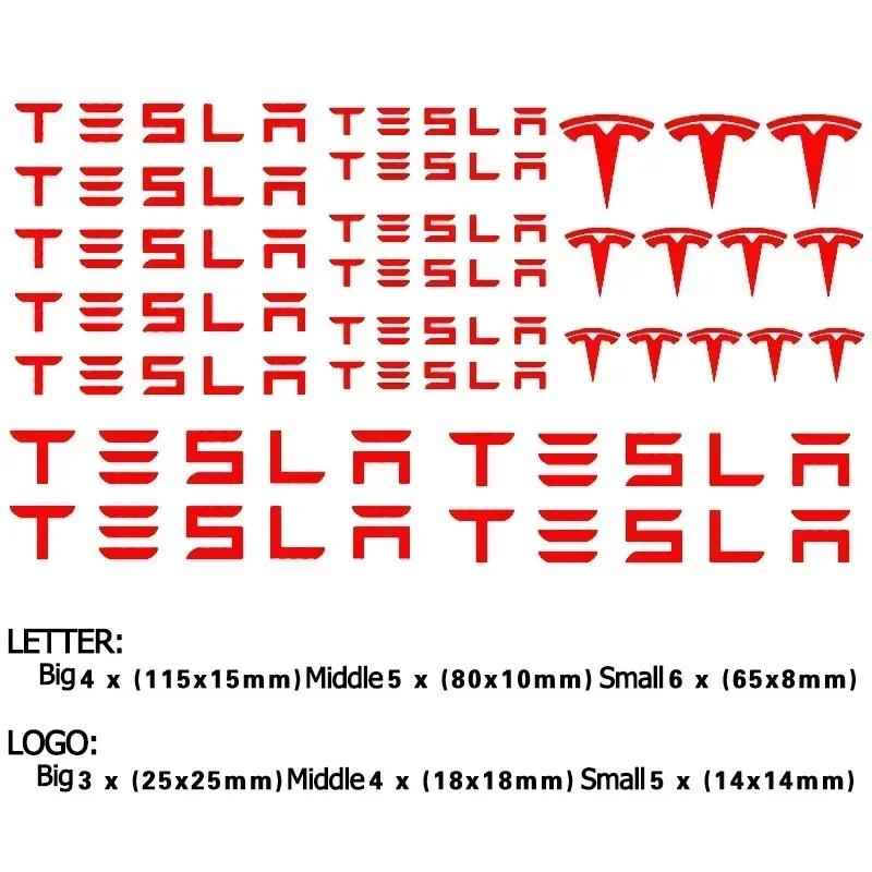 Car Sticker Tesla Car Brake Caliper Handle Sticker for Tesla Model X S Y 3 P75D P85D P90D P100D Roadster Films Side Fender Windo