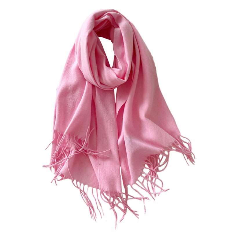 Multi-color Warm Scarf Long Shawl Wholesale Solid Color Scarf Women's Winter New European and American Imitation Cashmere Scarf