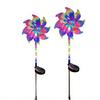 Solar Pinwheel Light Kinetic Light with Color Wind Spinner Garden Changing LED Glow